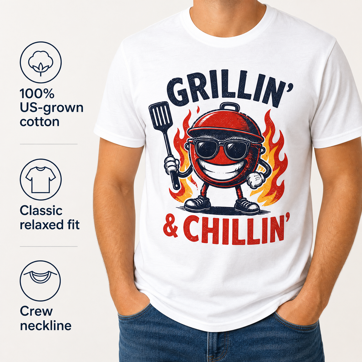 Grillin' & Chillin' Tee
