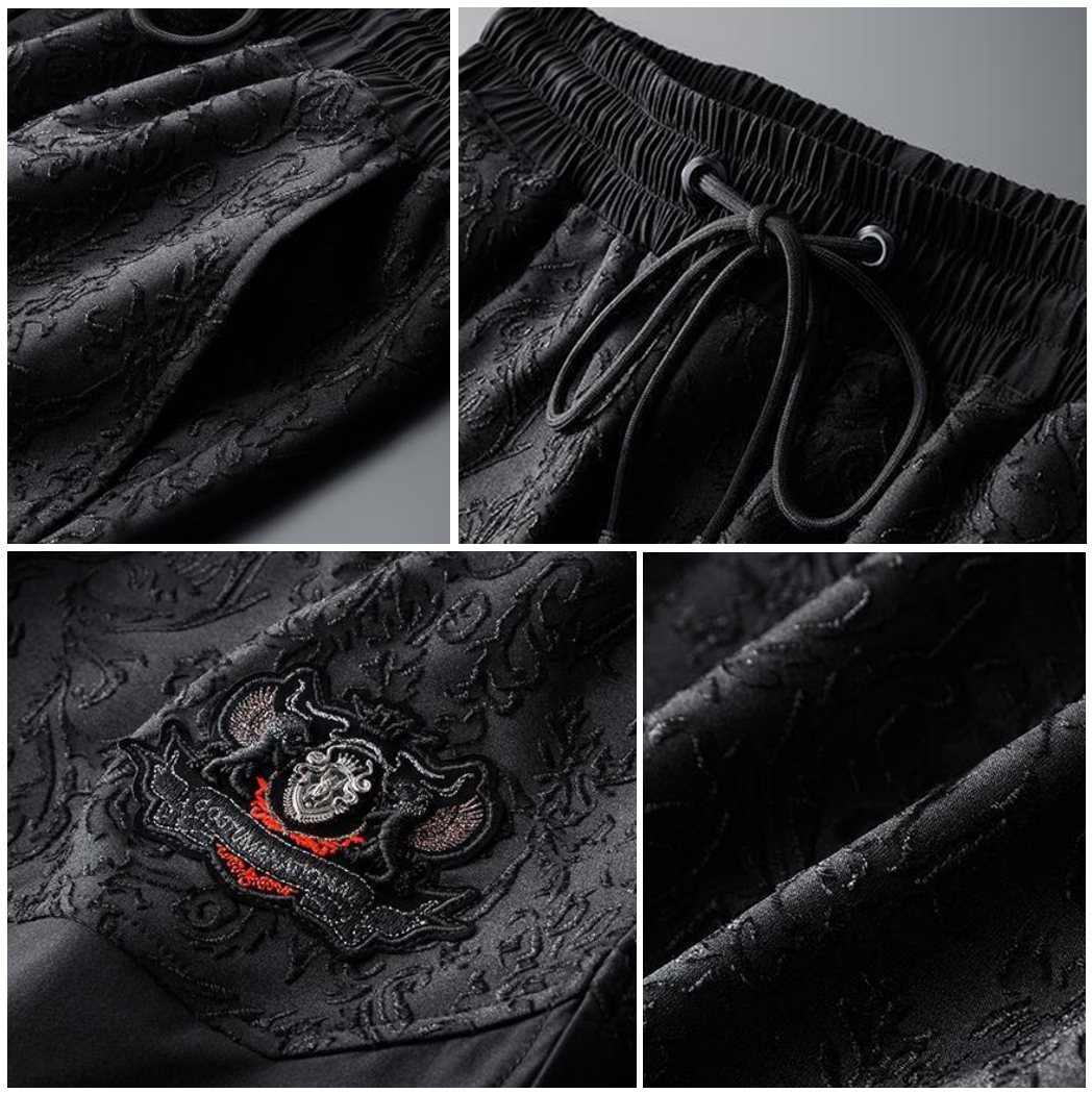 Luther Luxe Embroidered Shorts