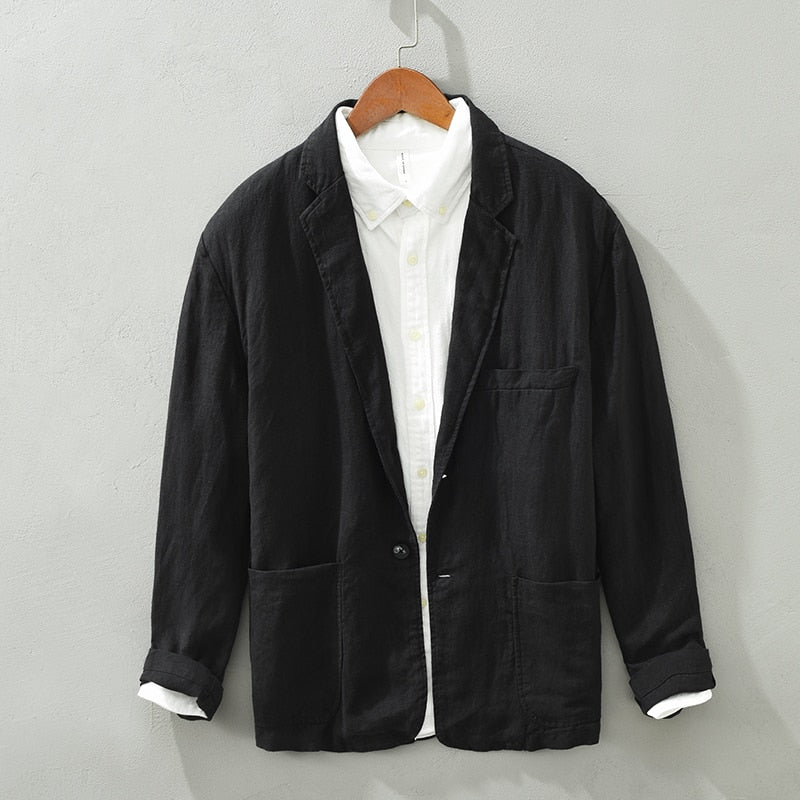 Dîot-Milan Breathable Linen Blazer