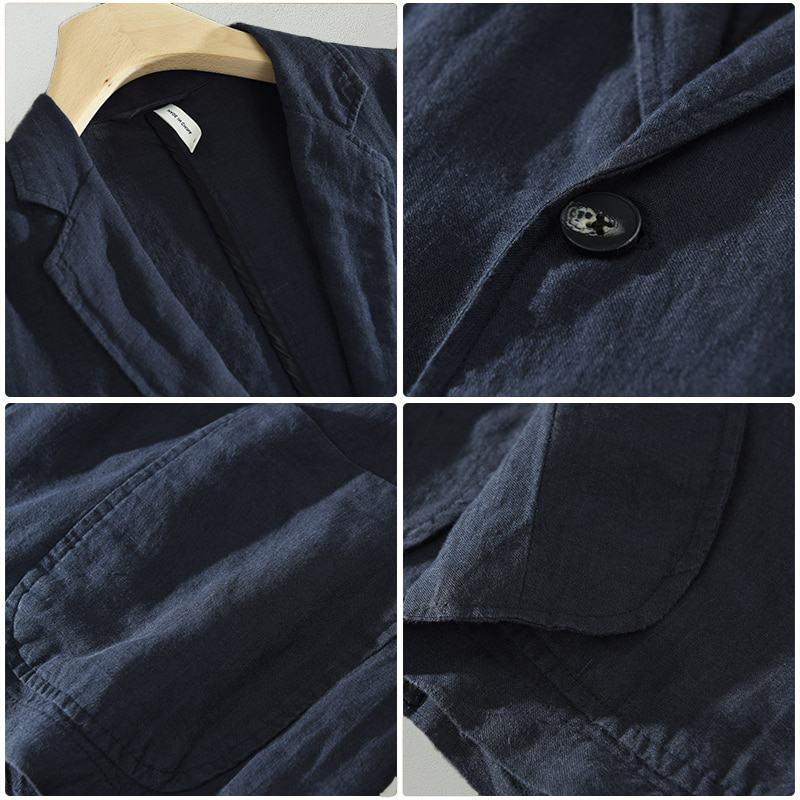Dîot-Milan Breathable Linen Blazer