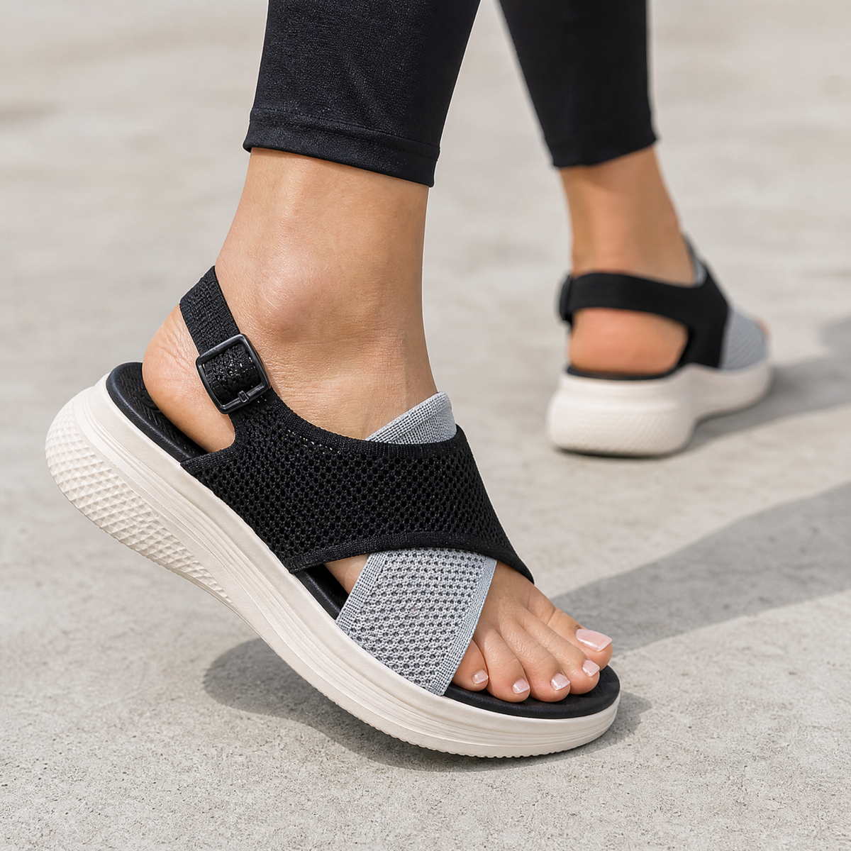 Cloudra™ Walk-All-Day Comfort Wedge Sandals