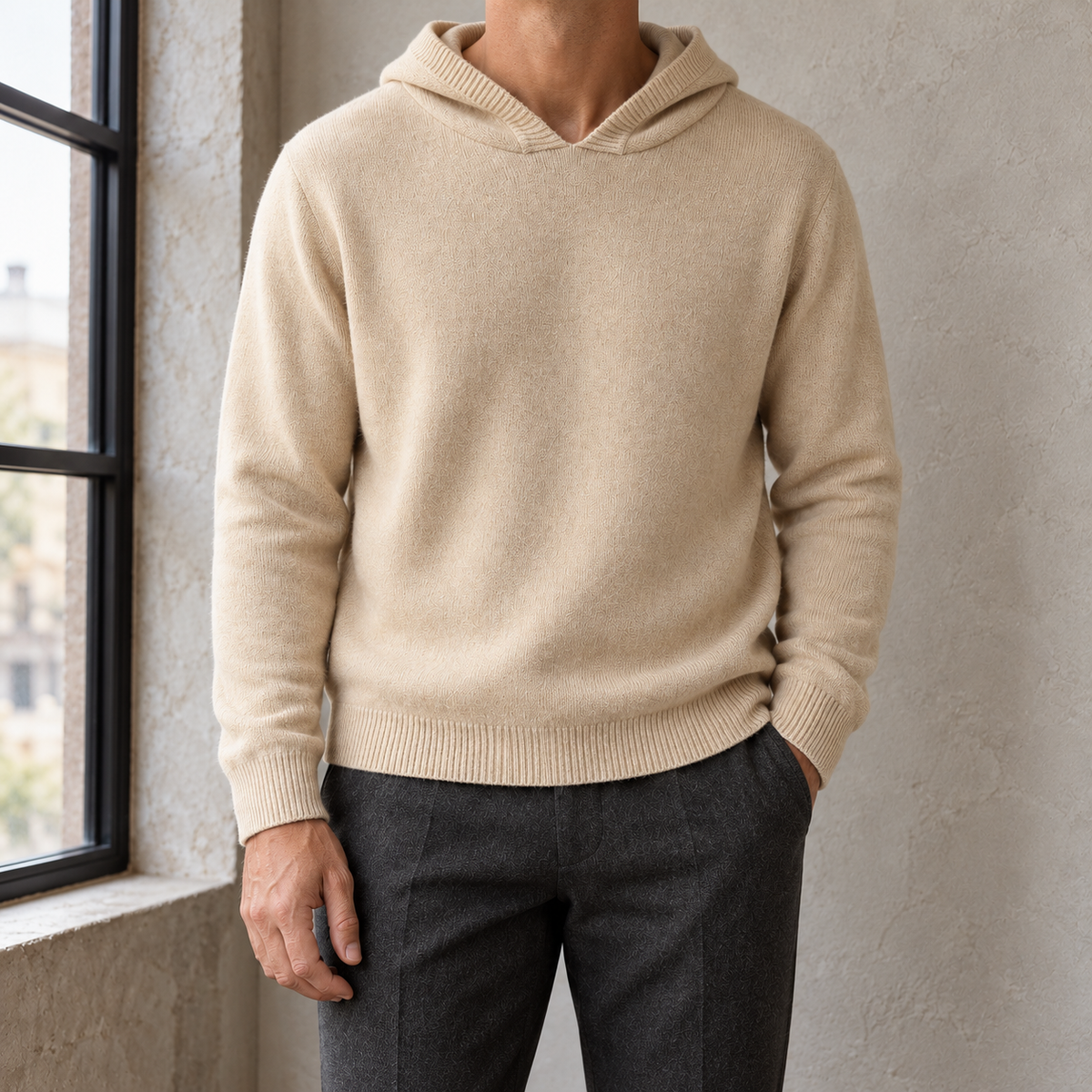 Oakwell Cashmere-Blend Hoodie